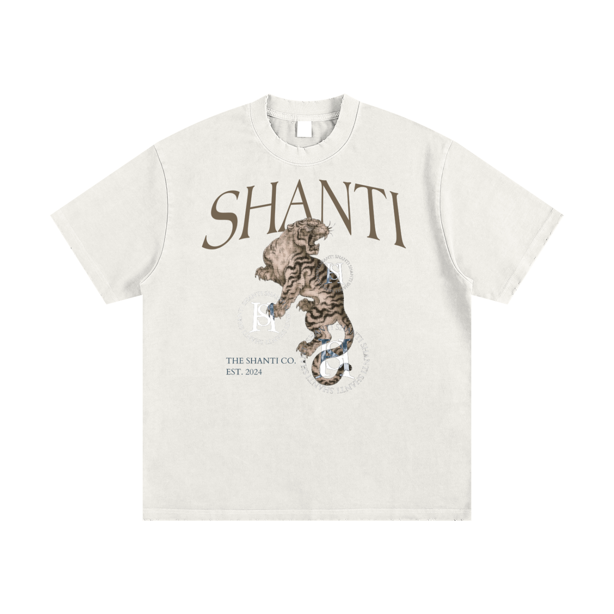Heavyweight Vintage Washed Frayed T-Shirt