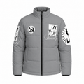 All Over Print Warm Quilted Puffer