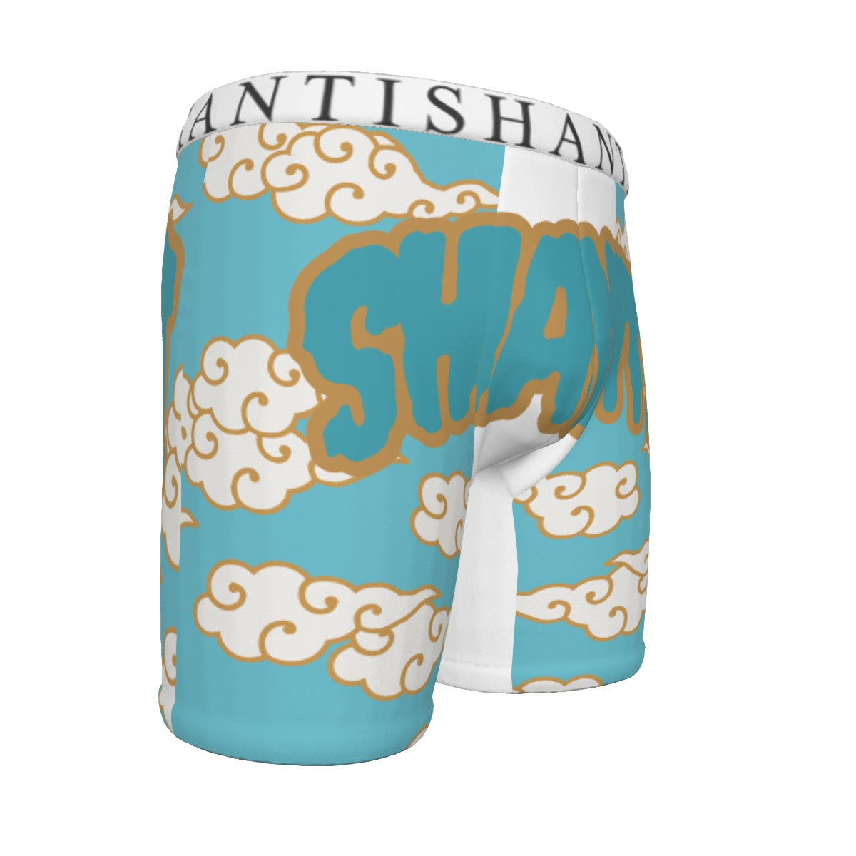 All-Over Print Men's Long Boxer Briefs