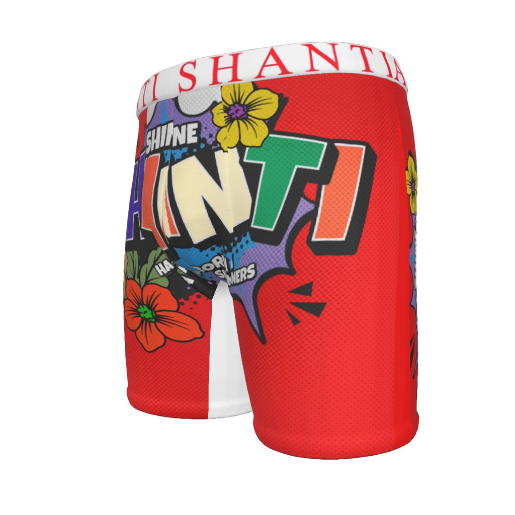 All-Over Print Men's Long Boxer Briefs