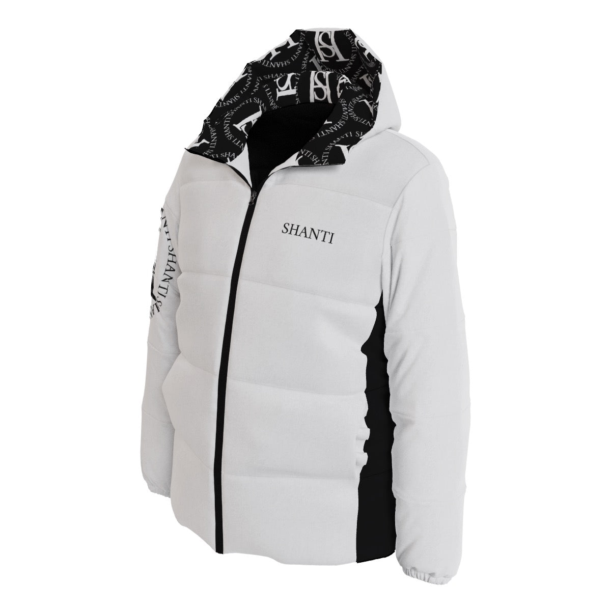 All-Over Print Quilted Puffer