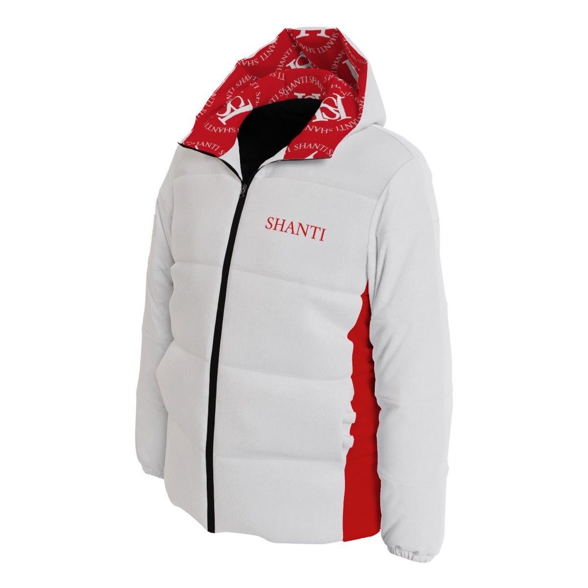All-Over Print Quilted Puffer