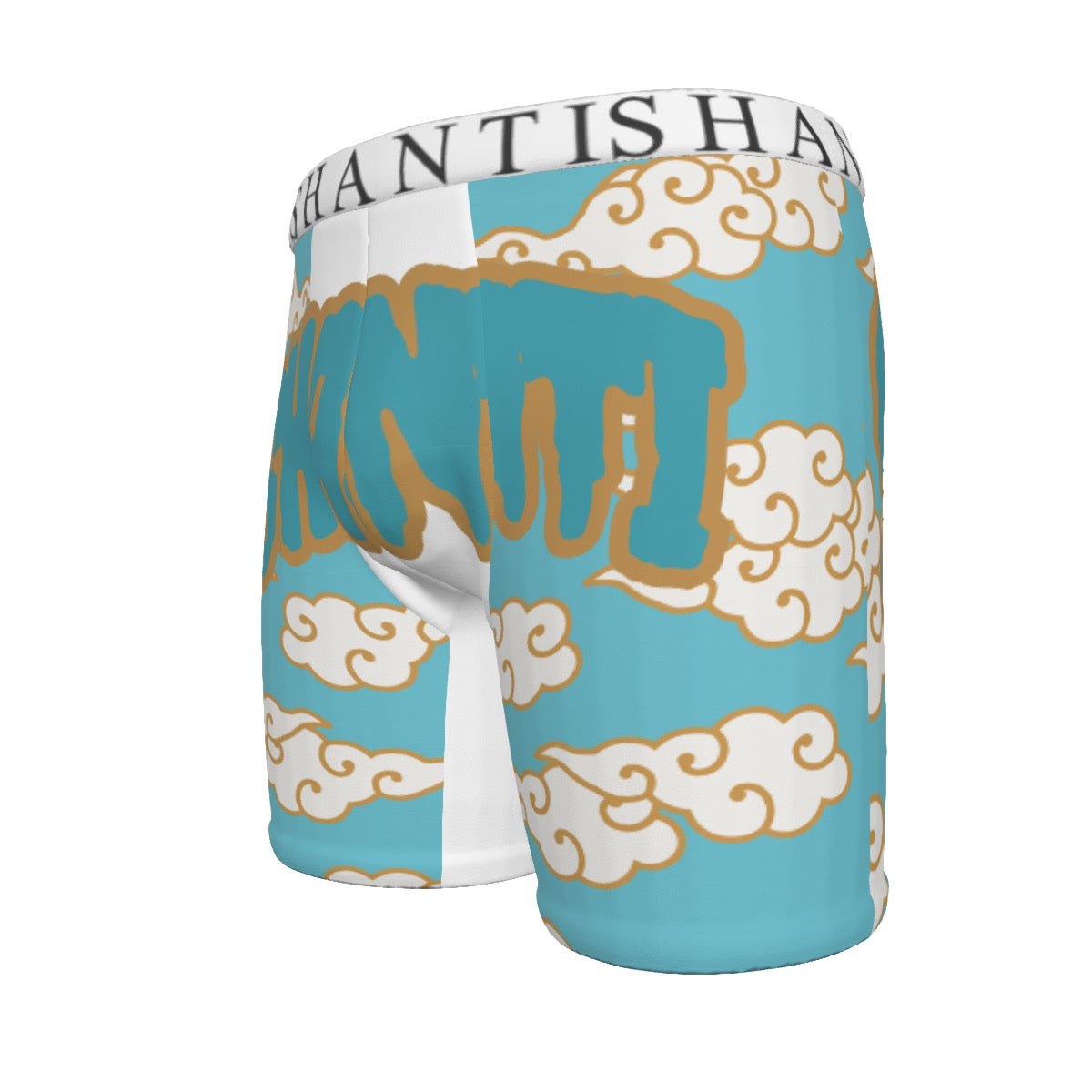 All-Over Print Men's Long Boxer Briefs