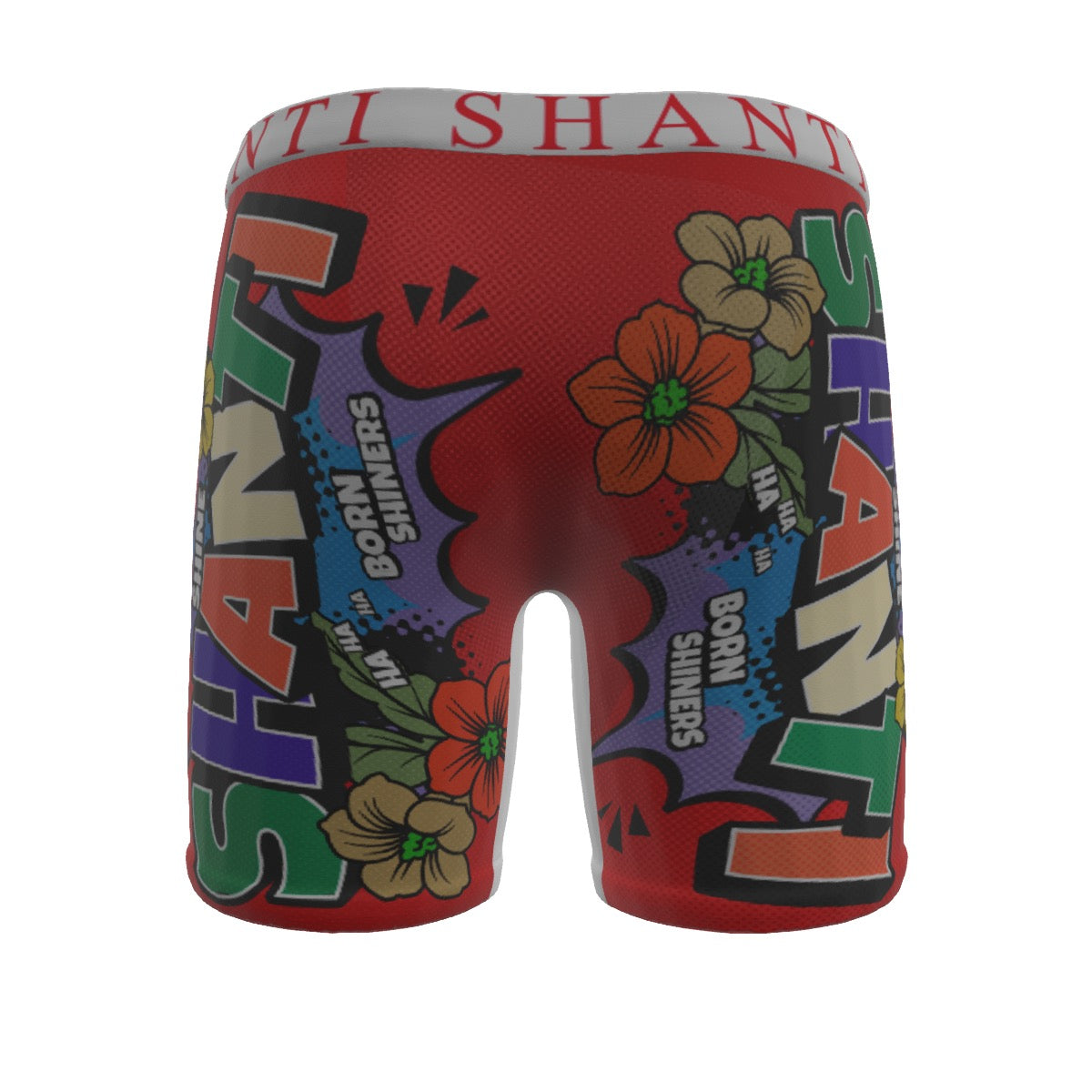 All-Over Print Men's Long Boxer Briefs