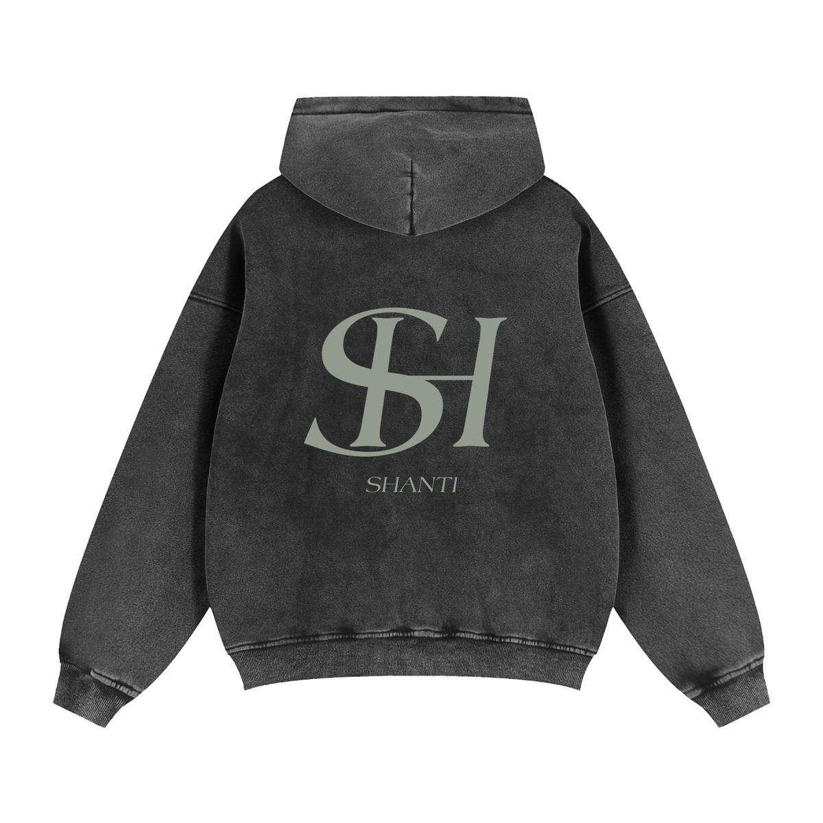 Zip-Through Boxy Fleece Hoodie