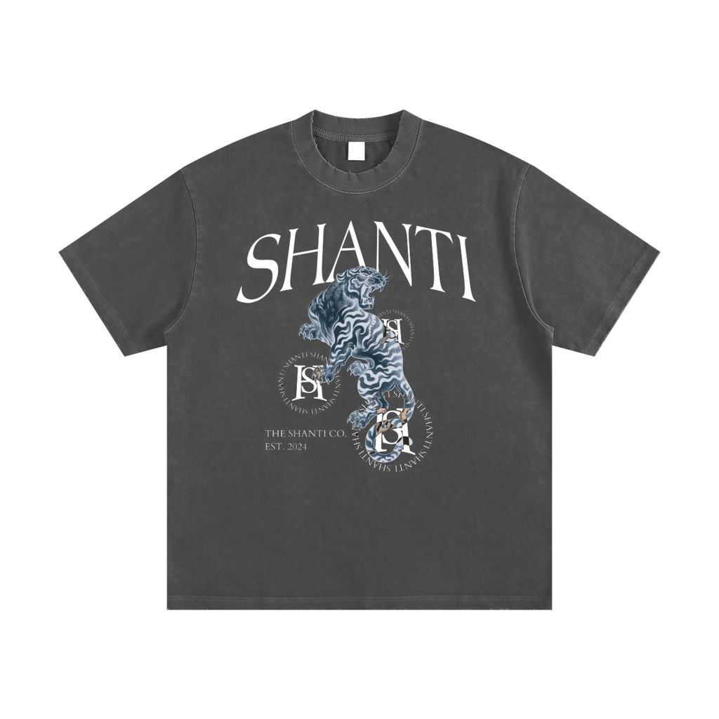 Heavyweight Vintage Washed Frayed T-Shirt