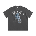 Heavyweight Vintage Washed Frayed T-Shirt