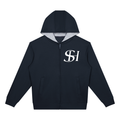 Drop Shoulder Full Zip Hoodie