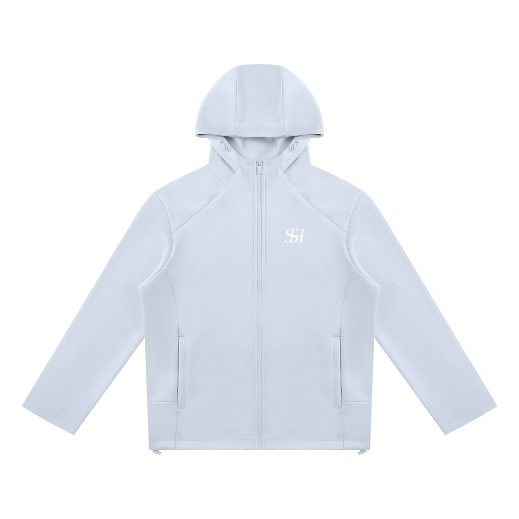Paneled Tech Full Zip Hoodie