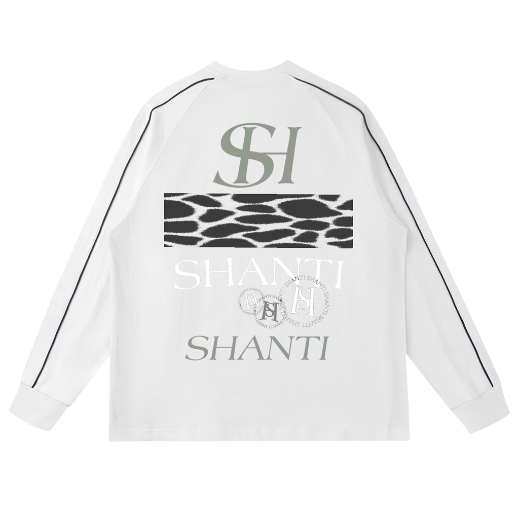 Contrast Panel Raglan Sweatshirt