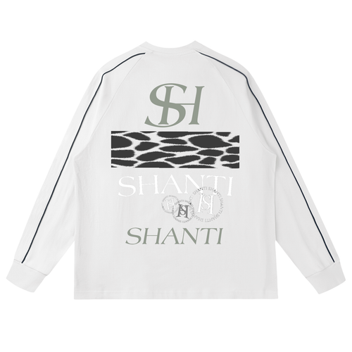 Contrast Panel Raglan Sweatshirt