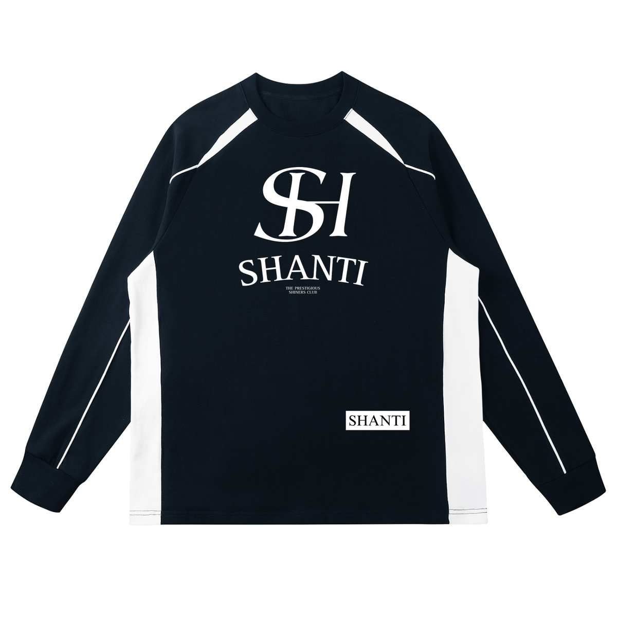 Contrast Panel Raglan Sweatshirt