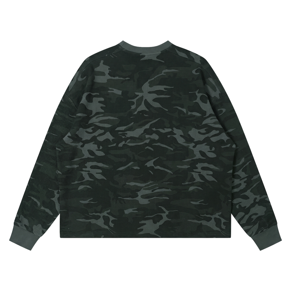 Thermal Boxy Long Sleeve T-Shirt
