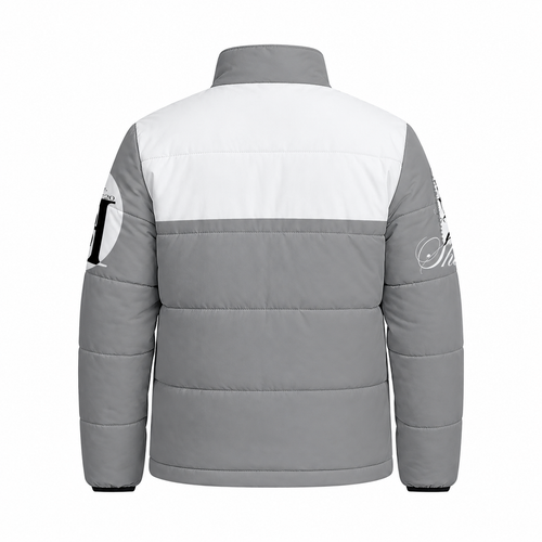 All Over Print Warm Quilted Puffer