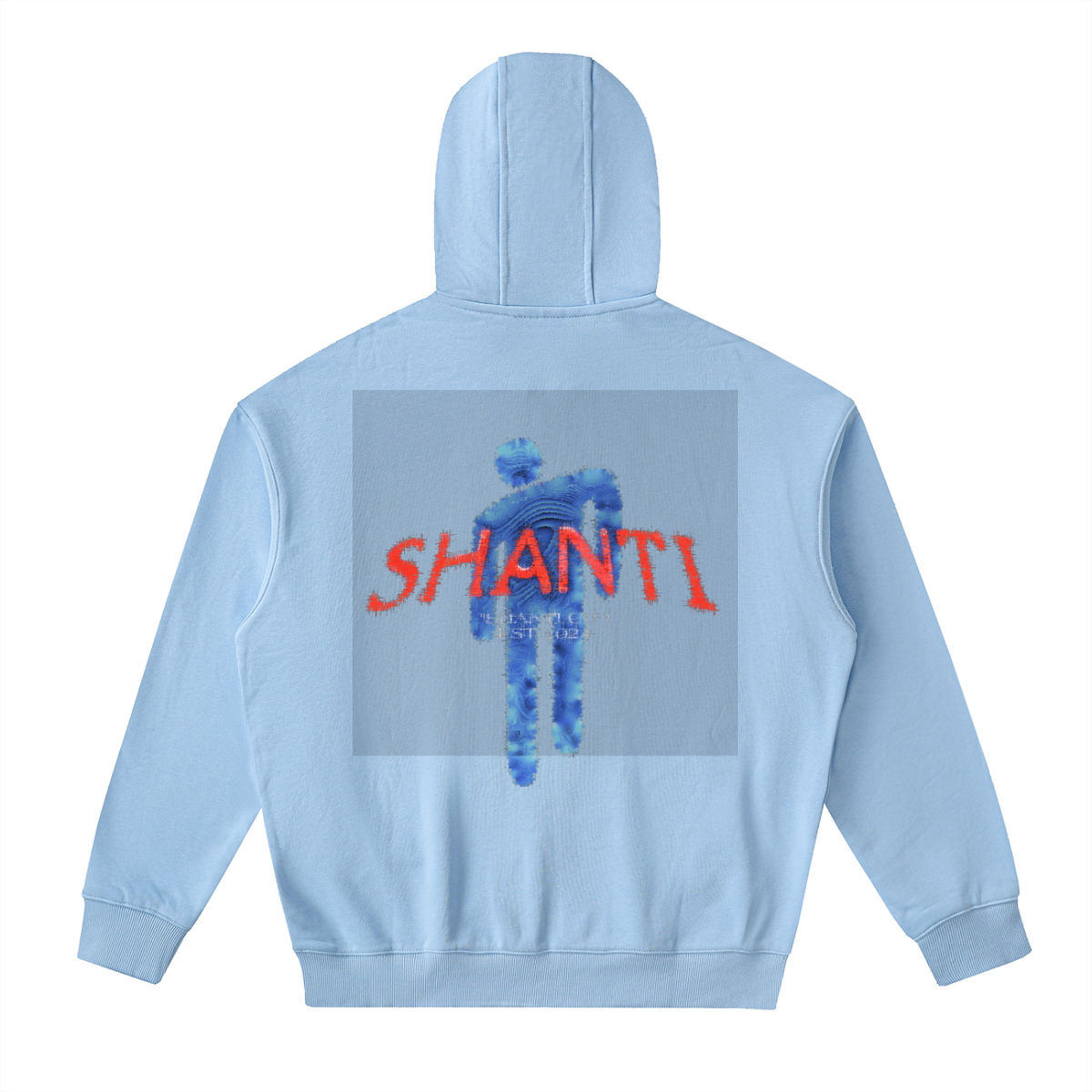 Drop-Shoulder Zip Up Hoodie