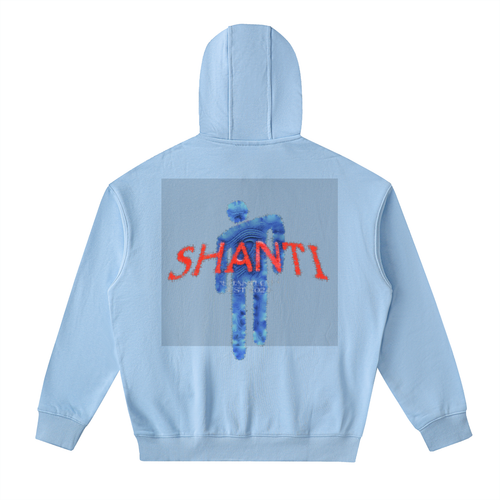 Drop-Shoulder Zip Up Hoodie