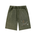 Mineral Wash Waffle Knit Shorts